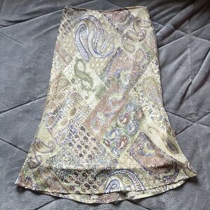 vintage Y2K boho indie fairycore A. Byer California paisley midi size medium
